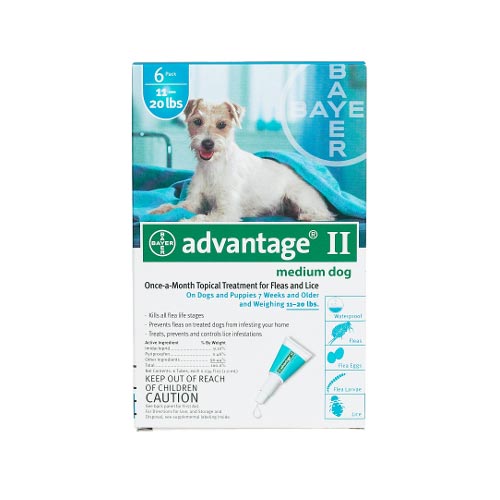 teal-20-6 Flea Control for Dogs And Puppies 11-20 lbs 6 Month Supply